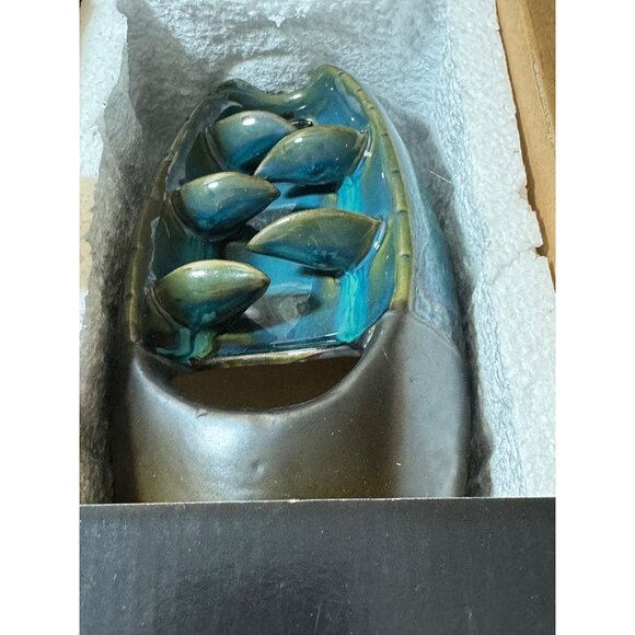 Incense Waterfall Burner Ceramic Backflow Incense Holder For Relaxation - Picture 2 of 10